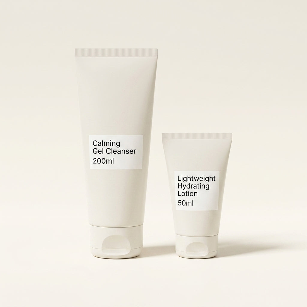 No7 Derm Solutions gel cleanser and hydrating lotion, imported from the UK
