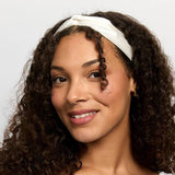 Silver Cloud Satin+ headband Santorini White (British brand)