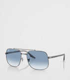 Lunettes de soleil carrées en métal Ray-Ban, version UK