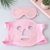 Leaper cold compress face and eye mask set - British product