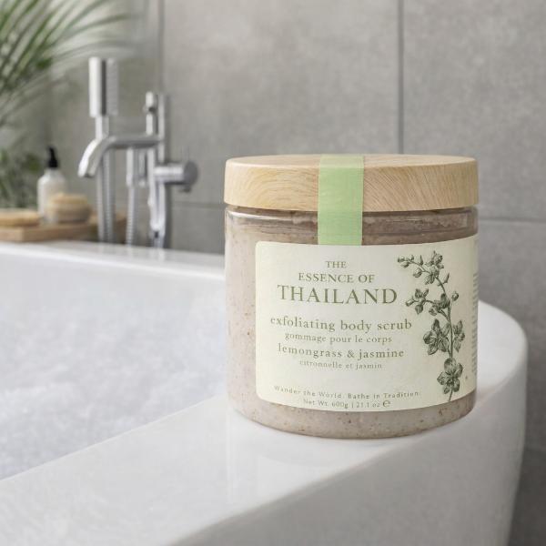 Wanderflower exfoliating scrub 600g (British brand)