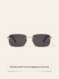 Gucci GG1221S rectangular metal sunglasses (British brand)