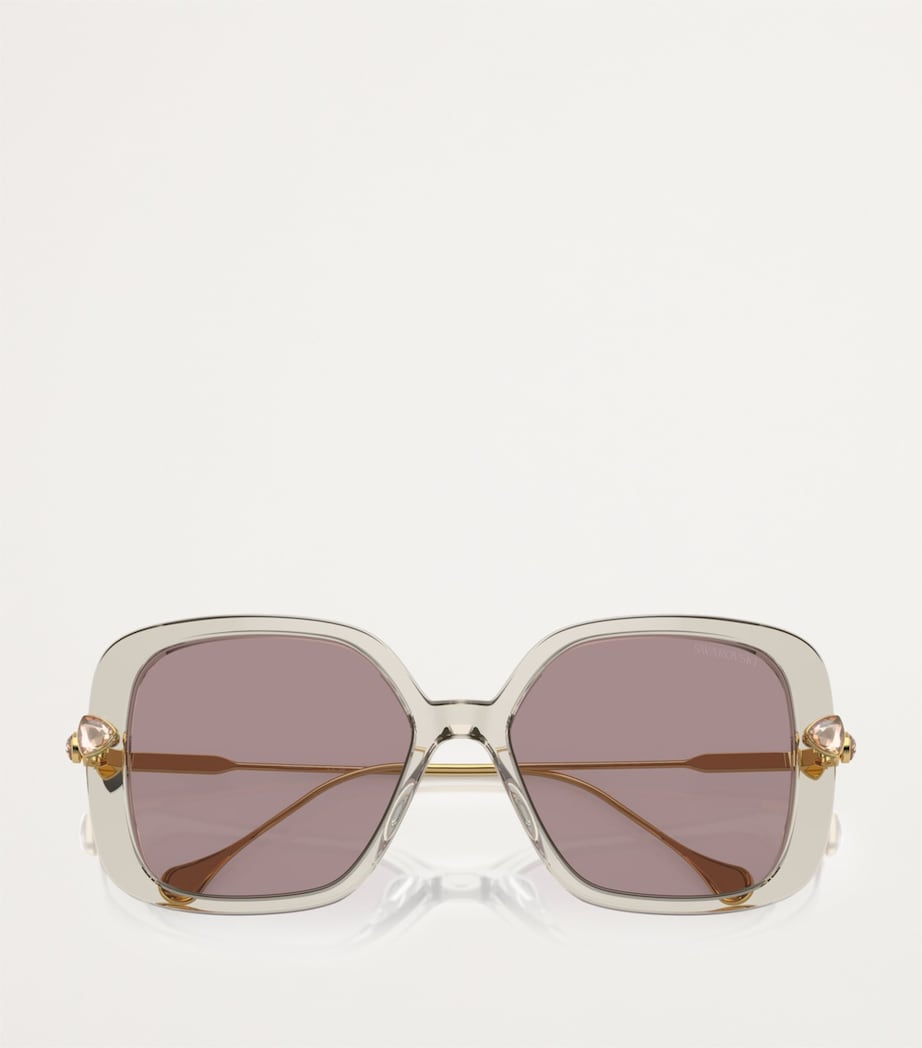 Swarovski oversized sunglasses (British brand)
