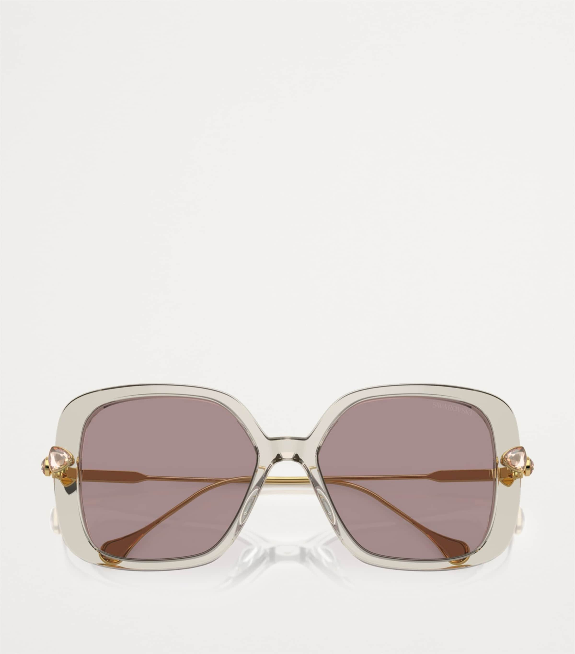 Swarovski oversized sunglasses (British brand)