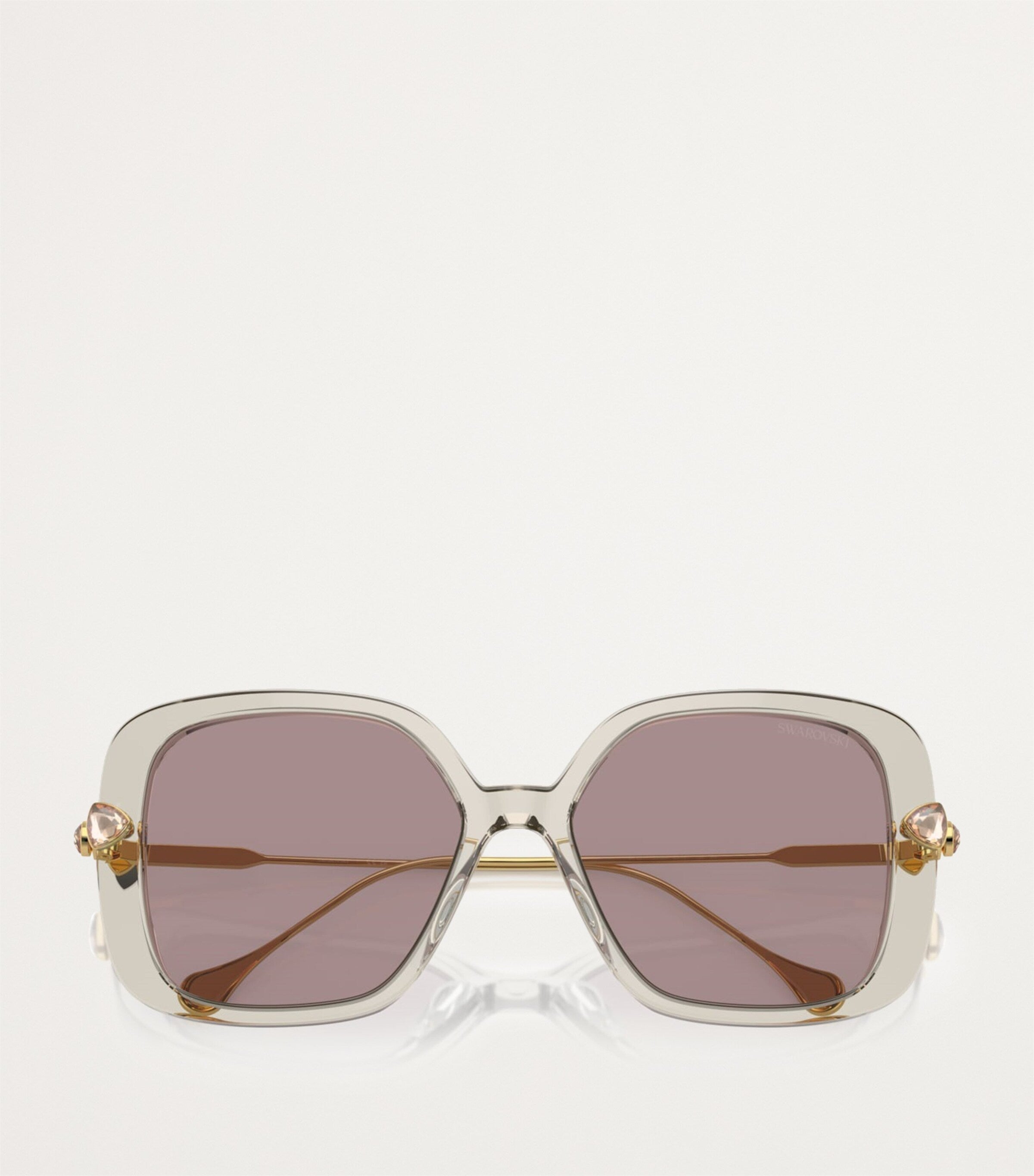 Swarovski oversized sunglasses (British brand)