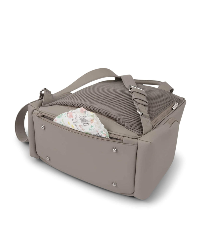 Nuna Essentials changing backpack in faux leather (British brand)