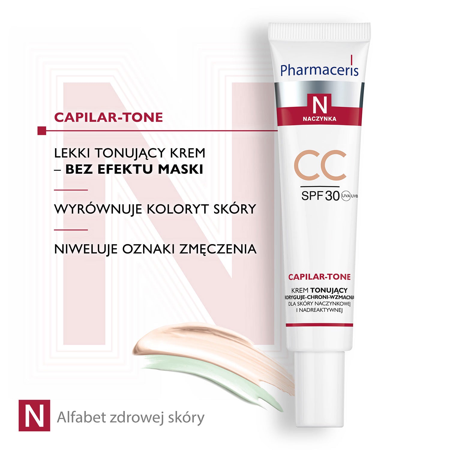 Pharmaceris N Capilar-Tone SPF 30 CC cream 40ml, UK version