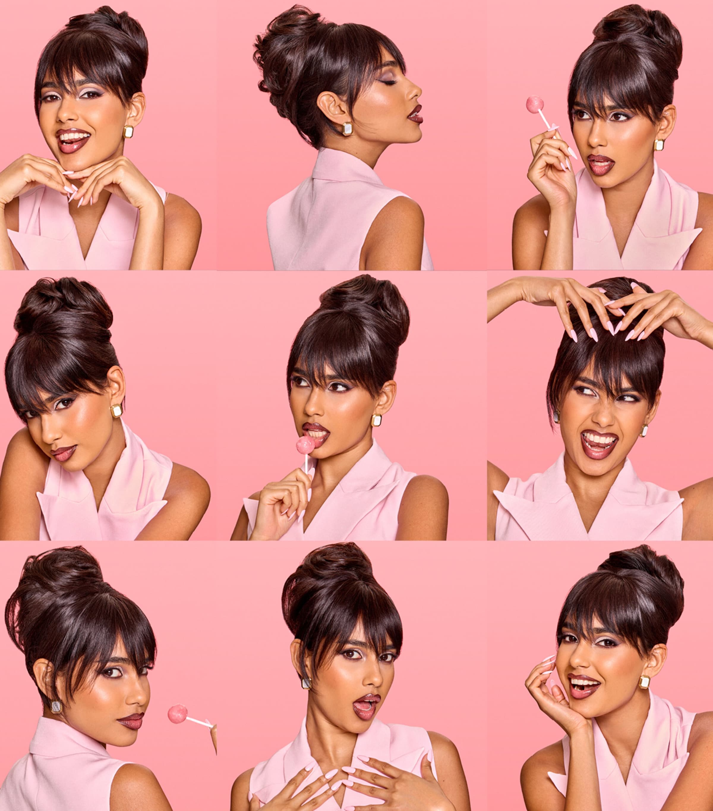 Beauty Works x Huda BARELY THERE clip-in mini fringe - British product