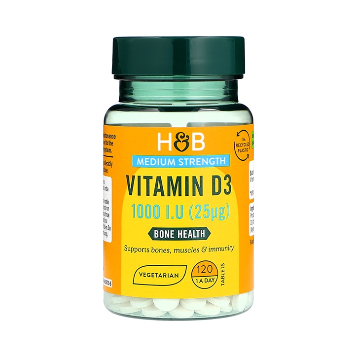 Holland & Barrett Vitamin D3 400 I.U. 10ug 240 Tablets Vitamin D Holland&Barrett   