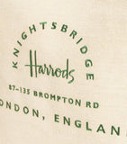 Harrods jute and cotton shopper bag 51cm, UK version