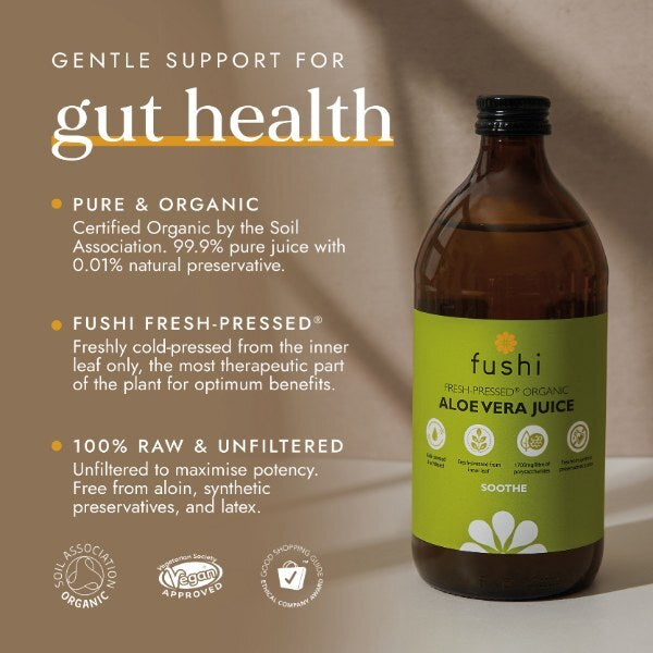 Fushi Organic Aloe Vera Juice 500ml, UK version