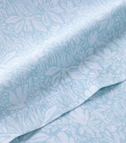 Yves Delorme Capri Aqua super king flat sheet - British product