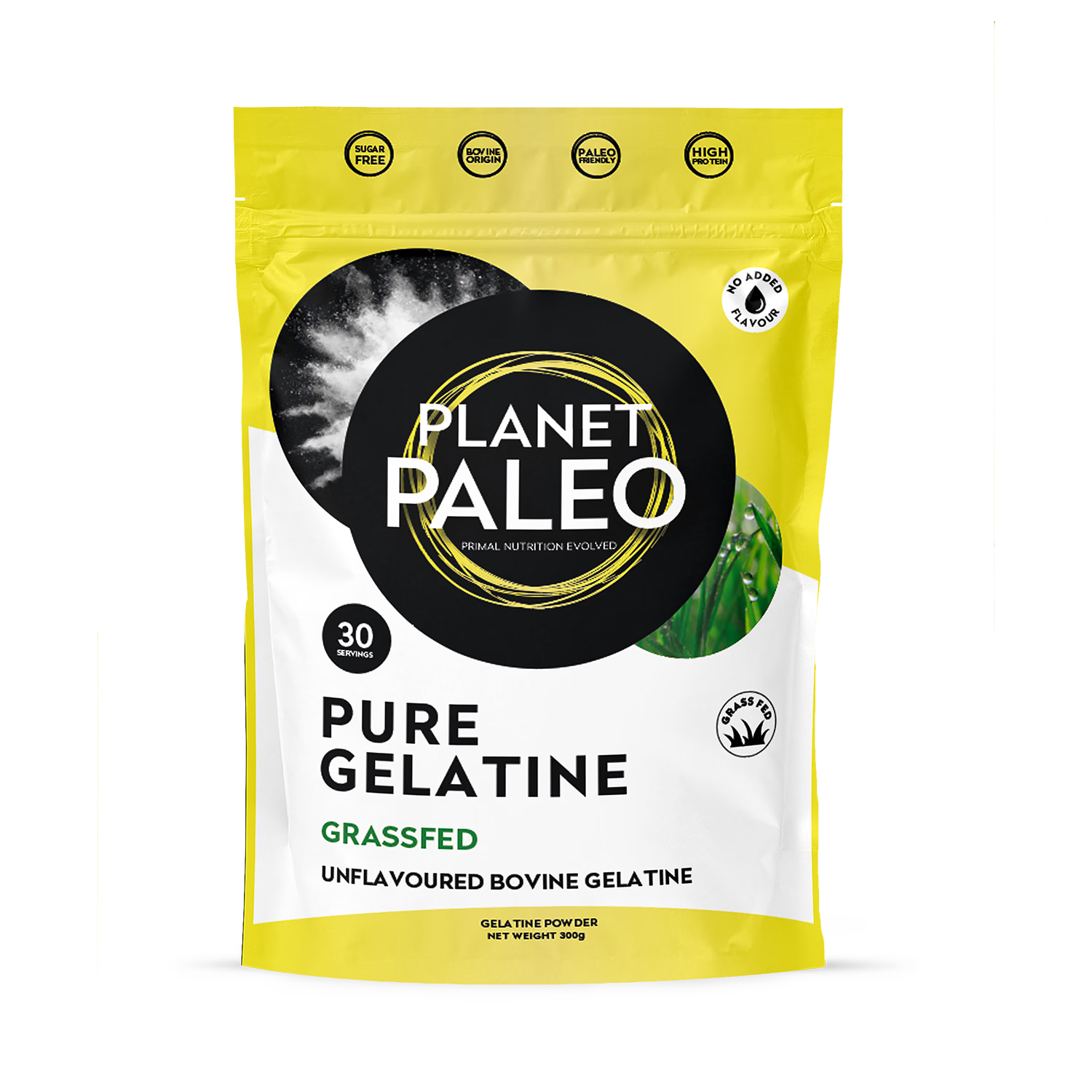 Planet Paleo Pure Gelatine 300g, imported from the UK