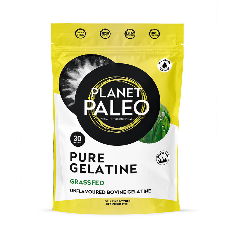 Planet Paleo Pure Gelatine 300g, imported from the UK
