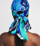 Pucci silk bandana Orchidee print - British product