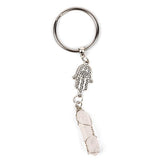 Myga Keyring - Hamsa & Clear Quartz GOODS Superdrug   