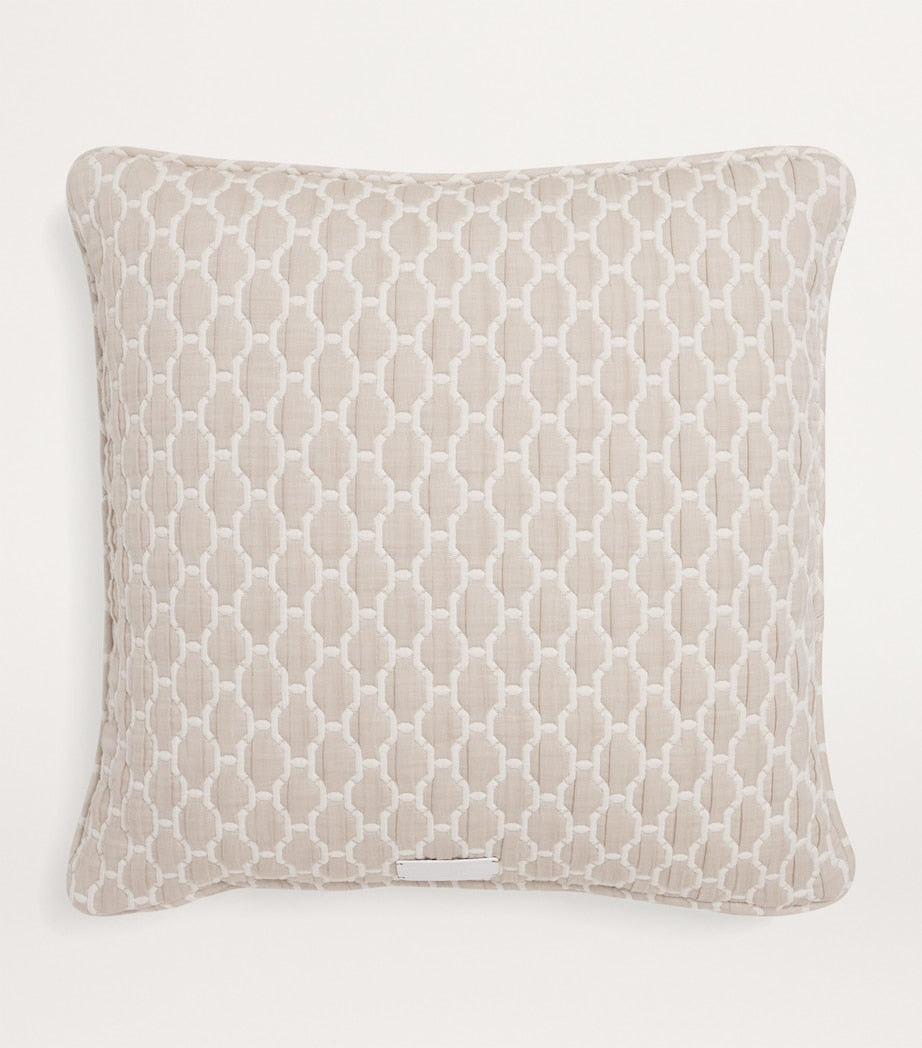 Peter Reed Piped Riyad cushion 50cm x 50cm, imported from the UK