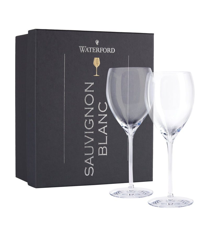 Waterford Elegance Sauvignon Blanc wine glasses (British brand)