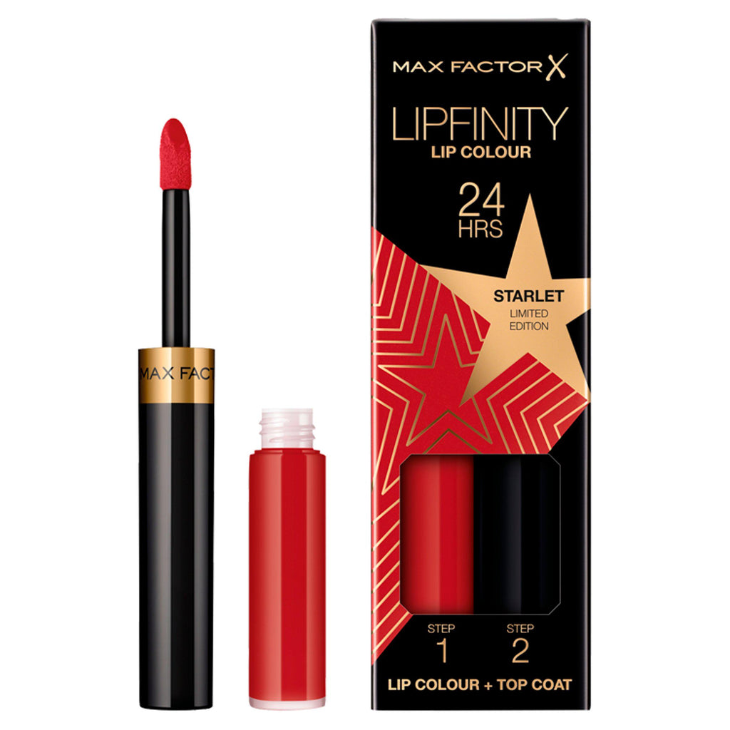 Max Factor Lipfinity Liquid Lipstick, Shade 84 Starlet 2.3ml + 1.9g