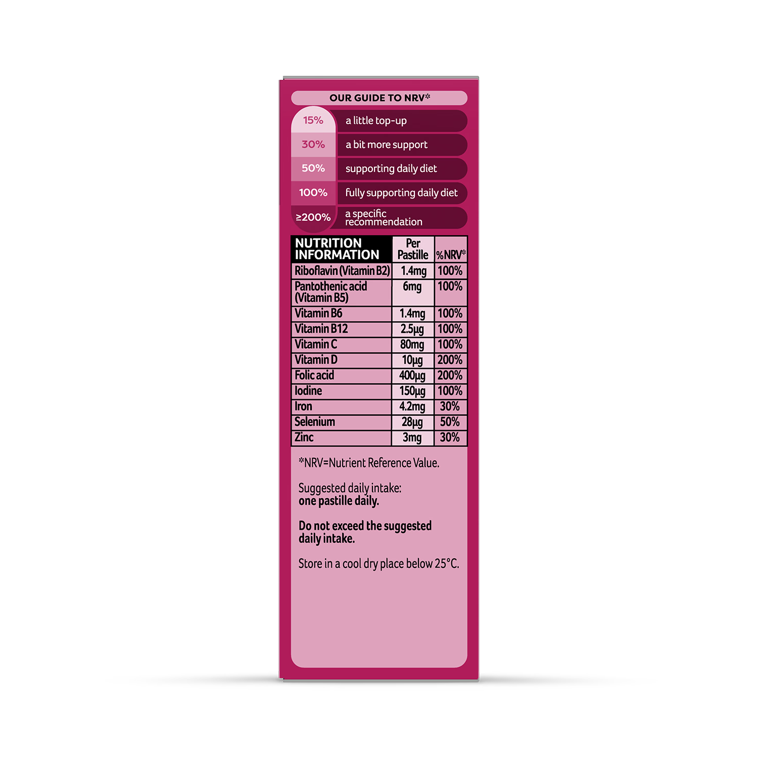 Bassetts Pregnancy Multivitamins Raspberry 30 Pastilles - British product