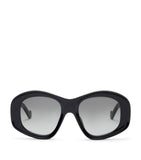 Acetate Pentagon Bevelled Sunglasses