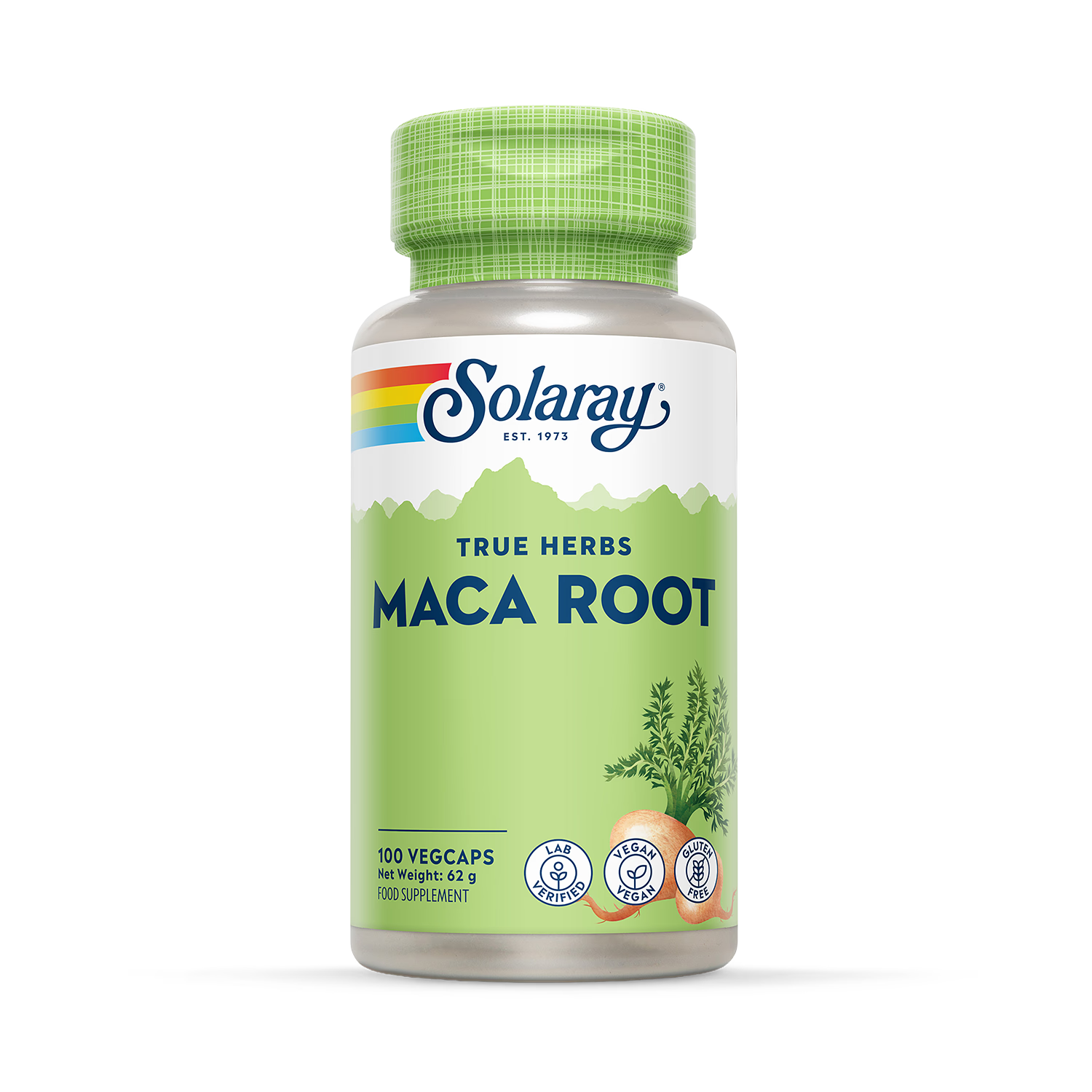 Solaray maca root supplement 100 capsules - British product