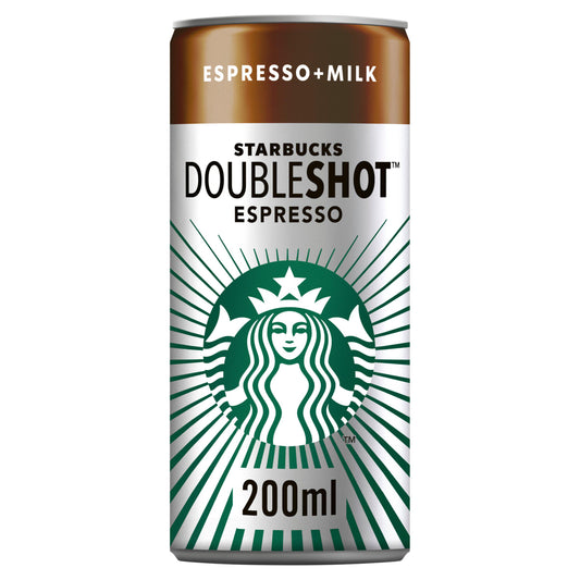 Starbucks DoubleShot Espresso Iced Coffee 200ml All coffee Sainsburys   