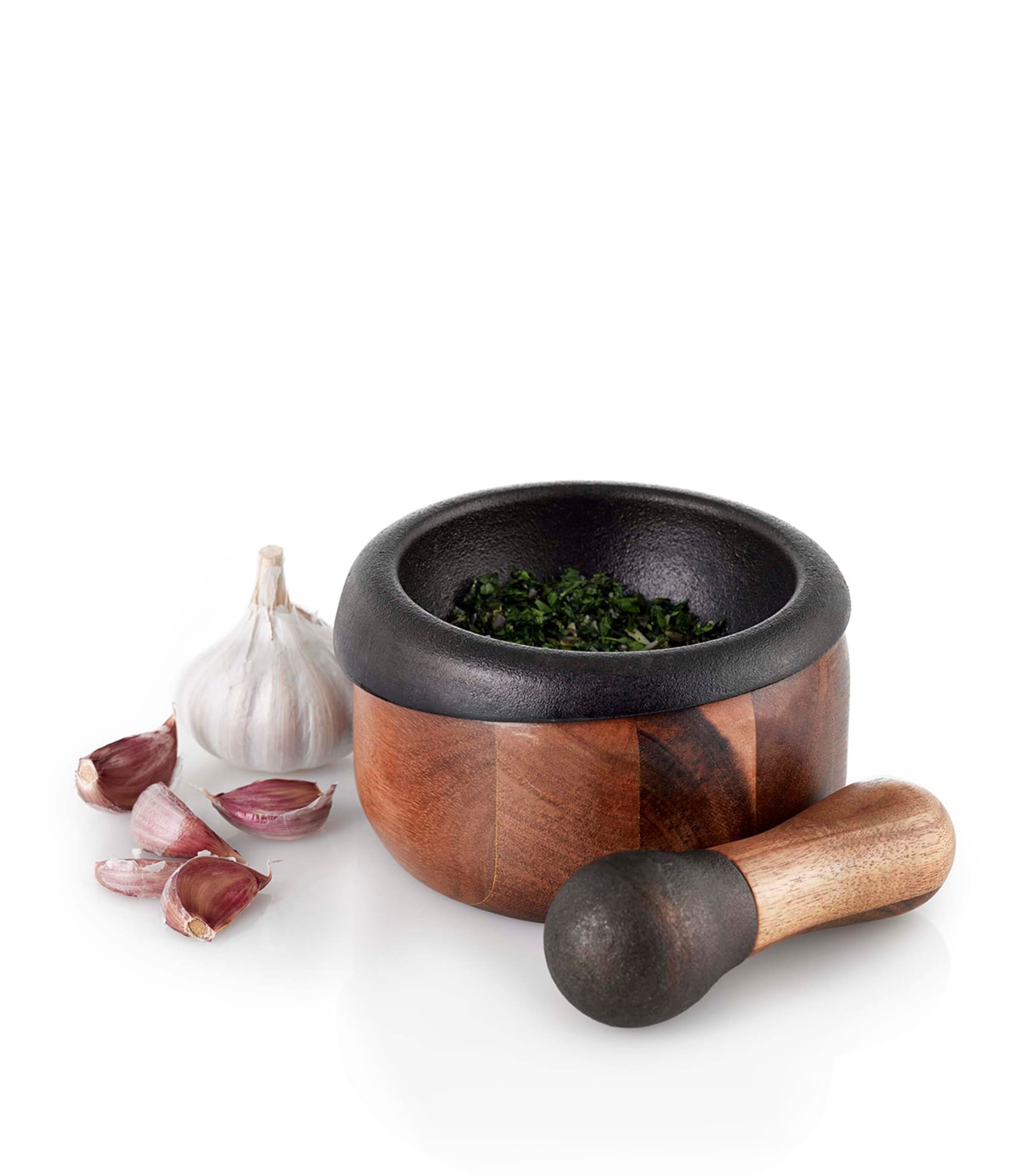 Cole & Mason AdHoc Wood Crush pestle and mortar - British product