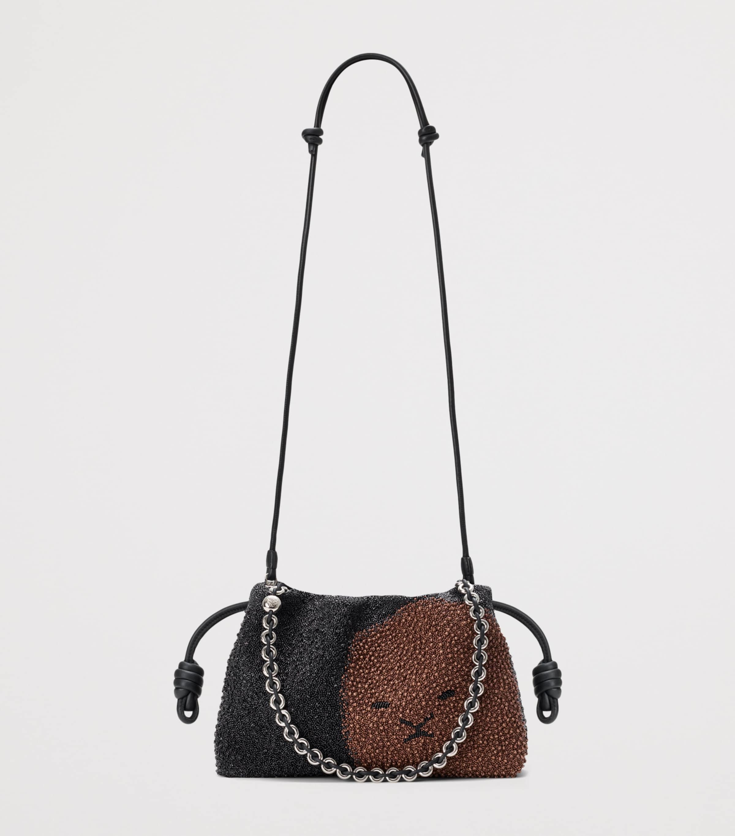 Loewe medium beaded lion flamenco clutch bag, UK version