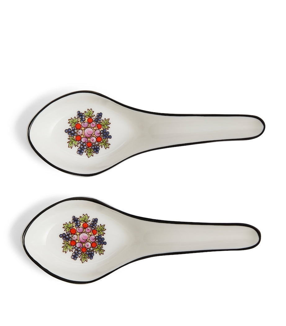 Wedgwood Florentine Turquoise soup spoons (British brand)