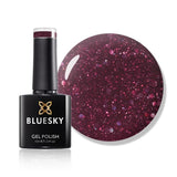 Bluesky Gel Polish Amusing deep plum shade - British product