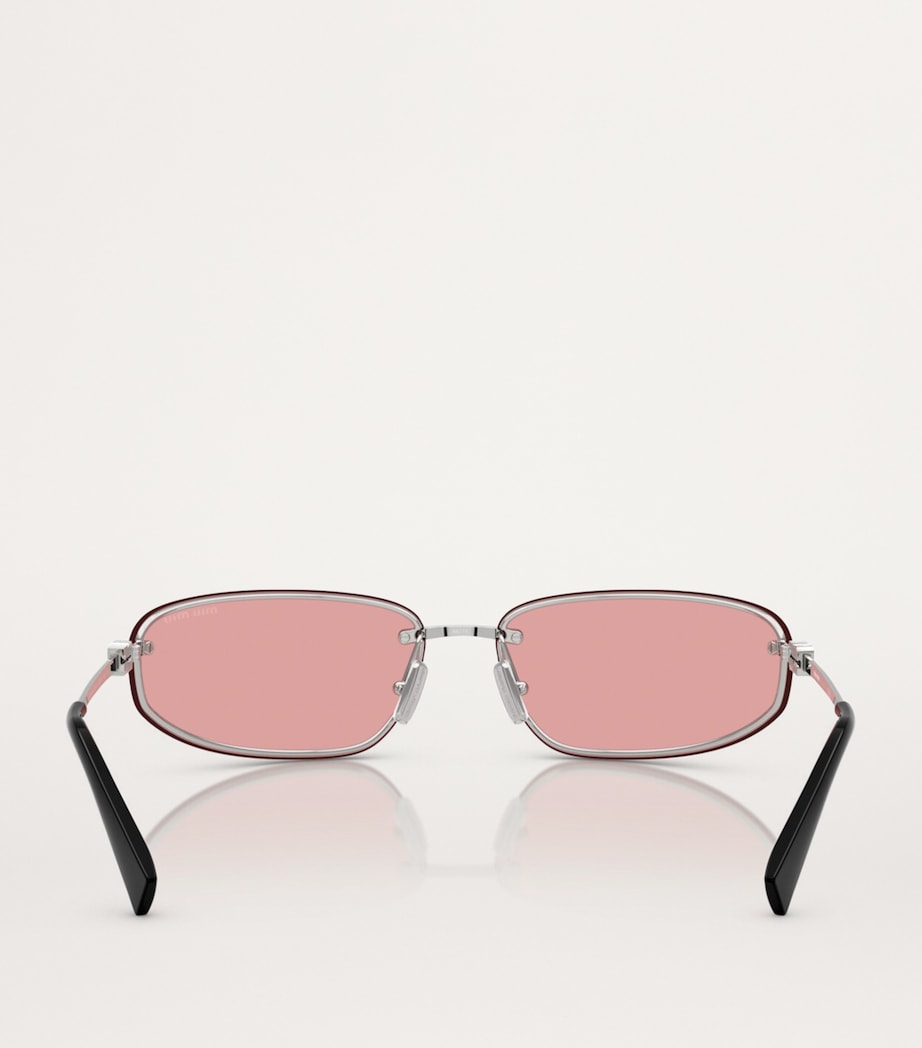 Miu Miu frameless metal sunglasses MUA50S (British brand)