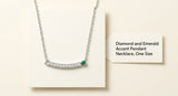 Cartier Panthère necklace in 18ct white gold, emerald and diamonds, UK version