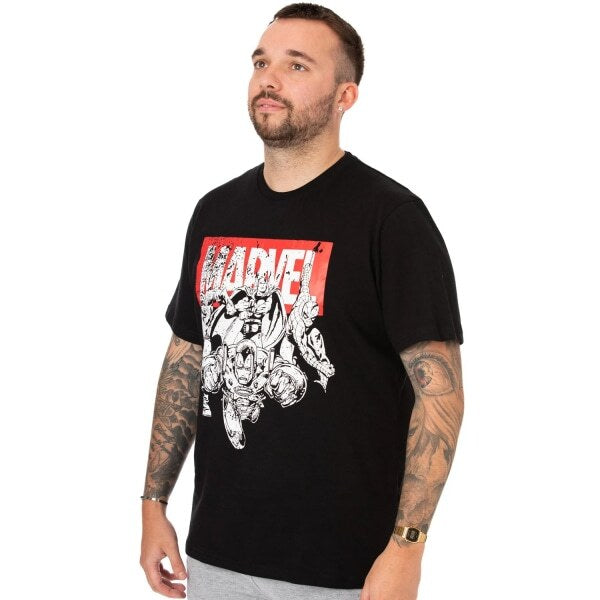 Marvel Mens Superhero Pyjama Set (M)