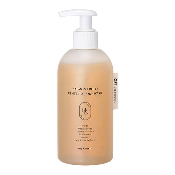 Heveblue PDRN salmon centella body wash 300ml - British product