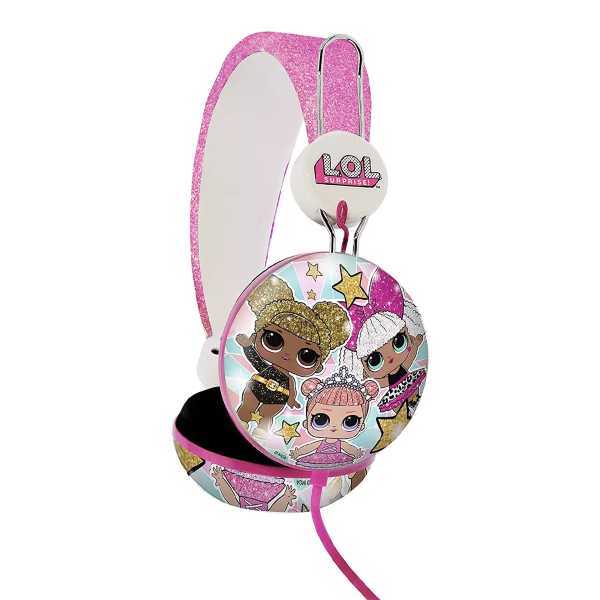 OTL L.O.L Surprise! Glitter Glam kids headphones, UK version