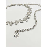 SVNX butterfly chain belt 110cm silver, UK version