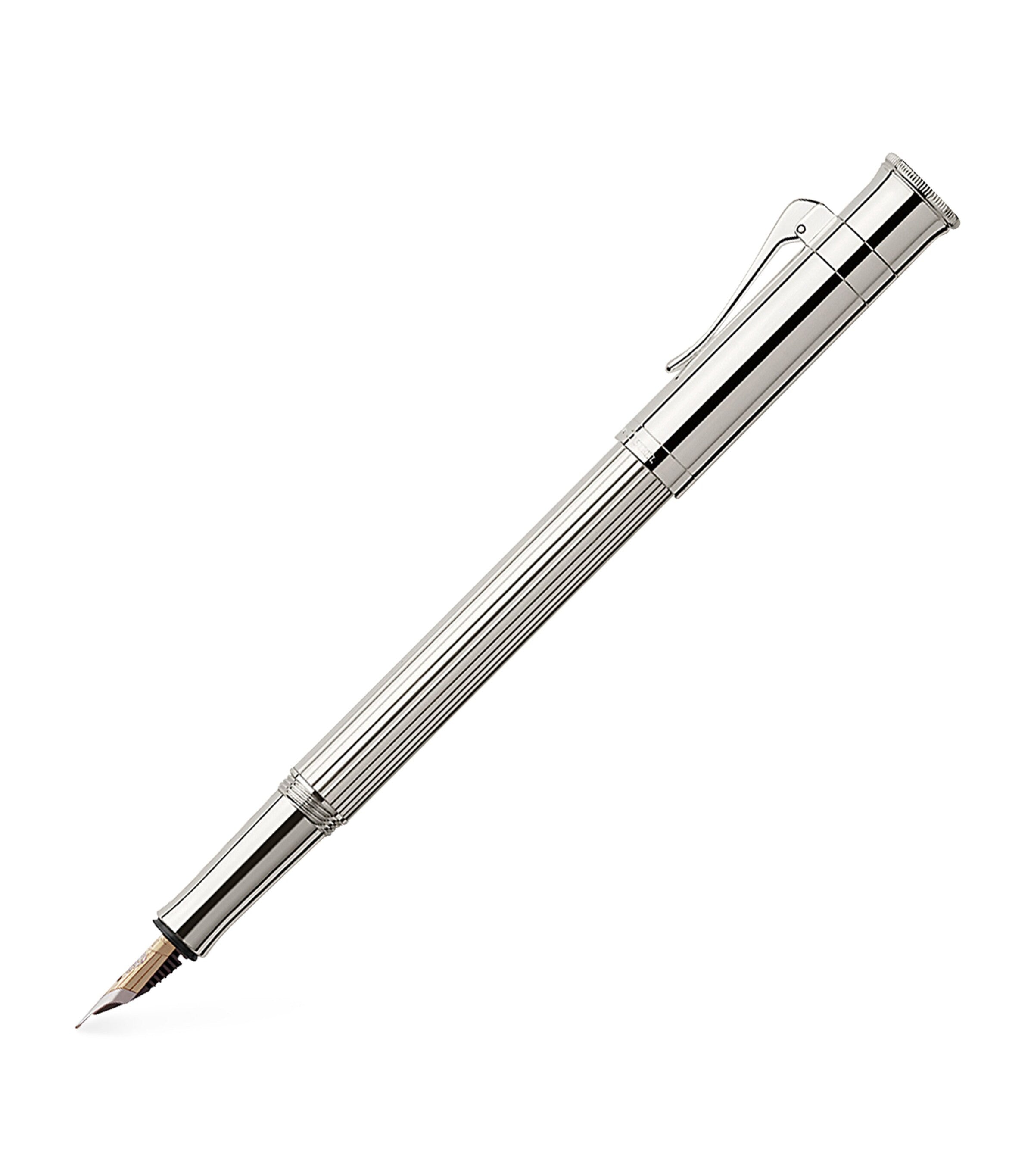 Graf von Faber-Castell Platinum-Plated Classic fountain pen, UK version