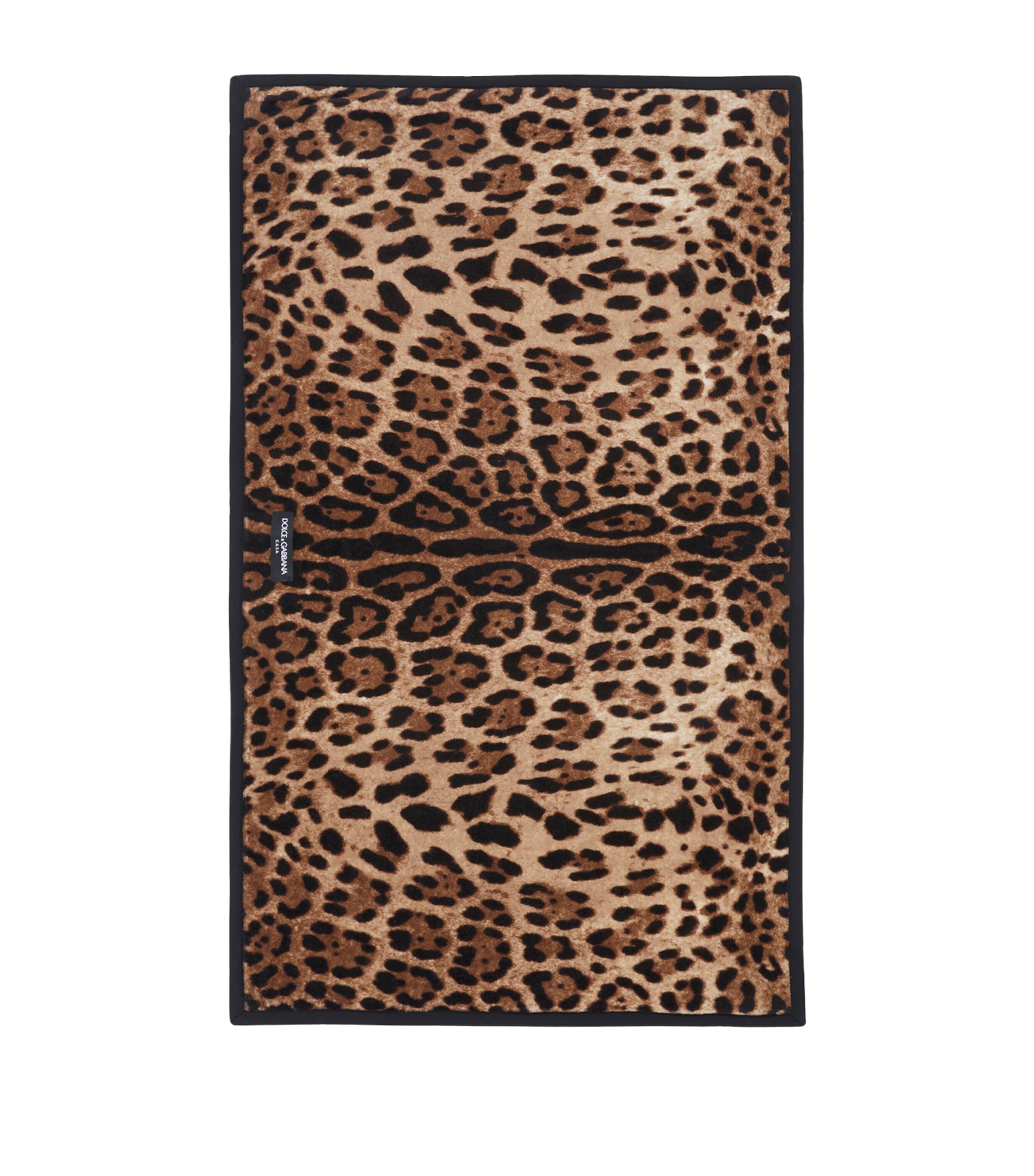 Dolce&Gabbana leopard print bath mat 54cm x 87cm - British product