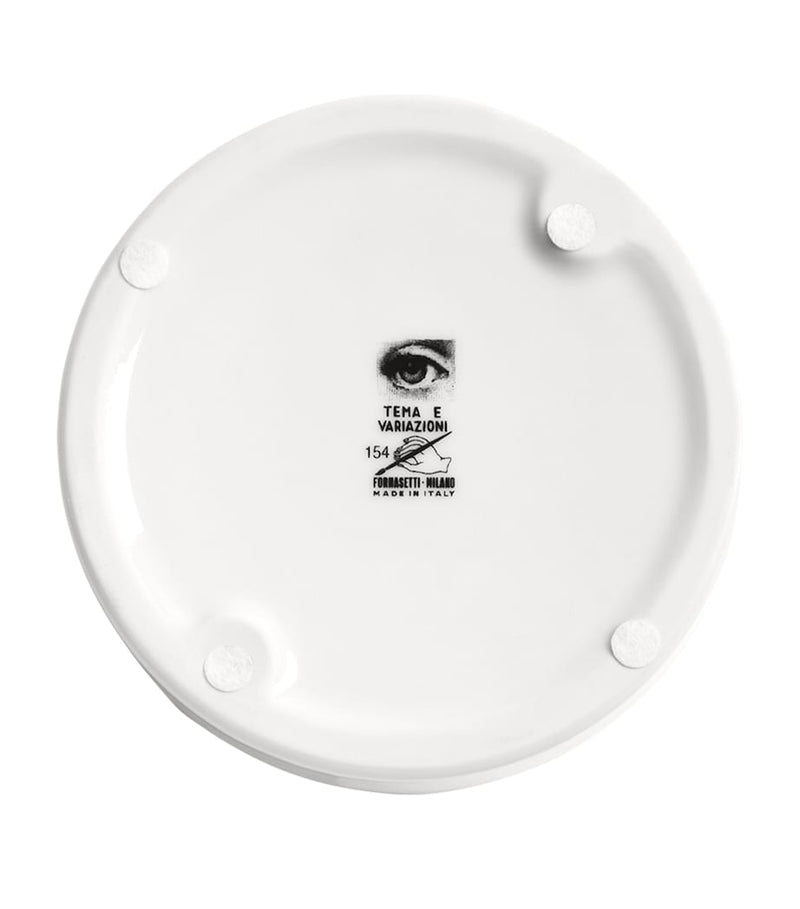 Fornasetti Tema e Variazioni ashtray No. 154 16cm, UK version