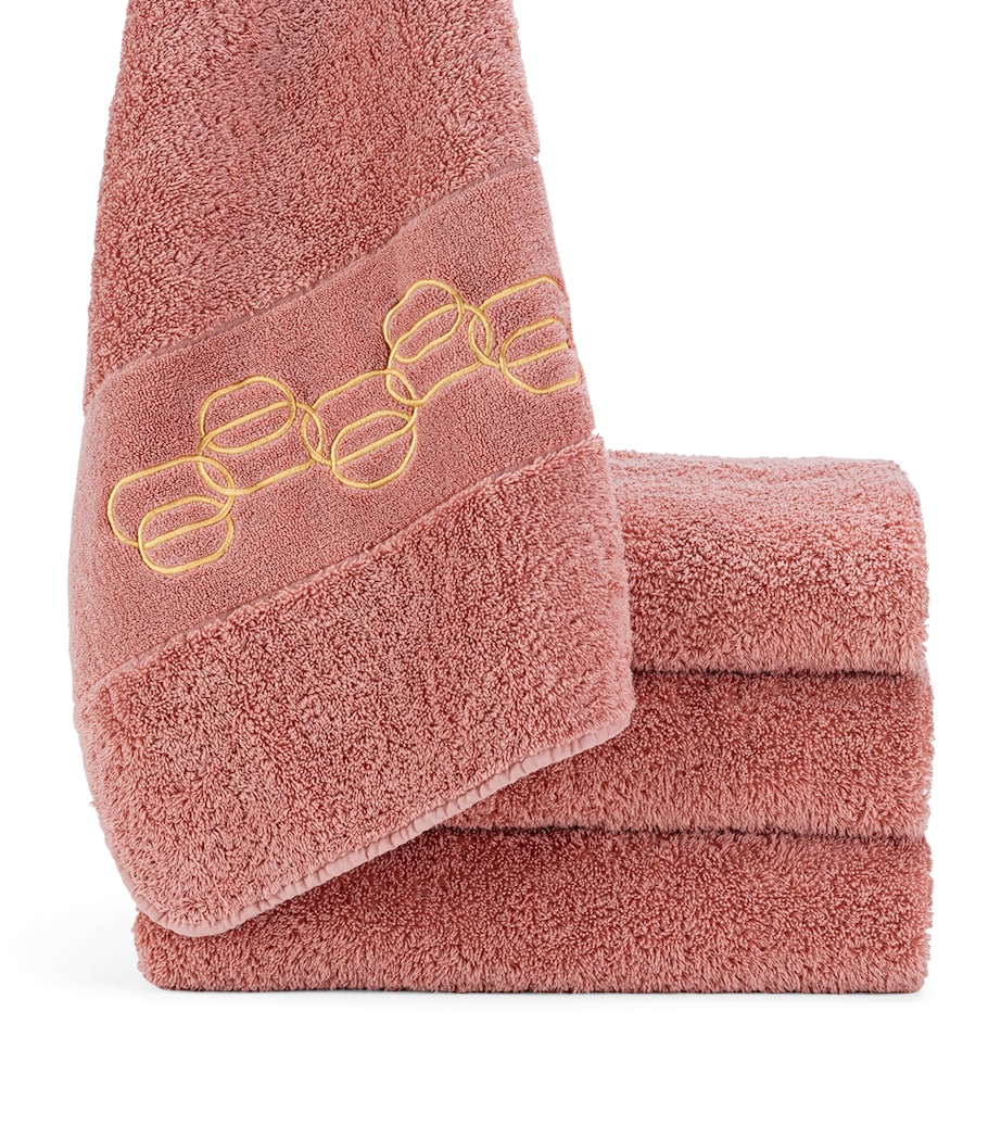 Abyss & Habidecor Palacio guest towel 40cm x 75cm, imported from the UK