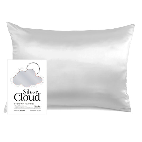 Silver Cloud Satin Pillowcase Infused With Silver Ions GOODS Superdrug   