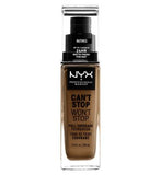 NYX Professional Makeup, Can't Stop Won't Stop Full Coverage Foundation Vegetarian & Vegan Boots NUTMEG  