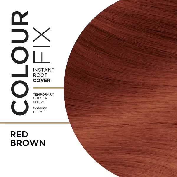 Superdrug colour fix root cover red brown (British brand)