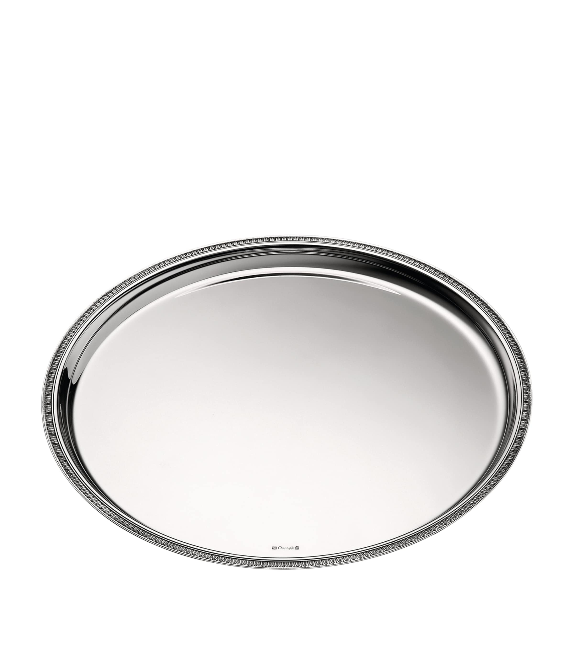 Christofle Malmaison Round Tray 39cm - British product