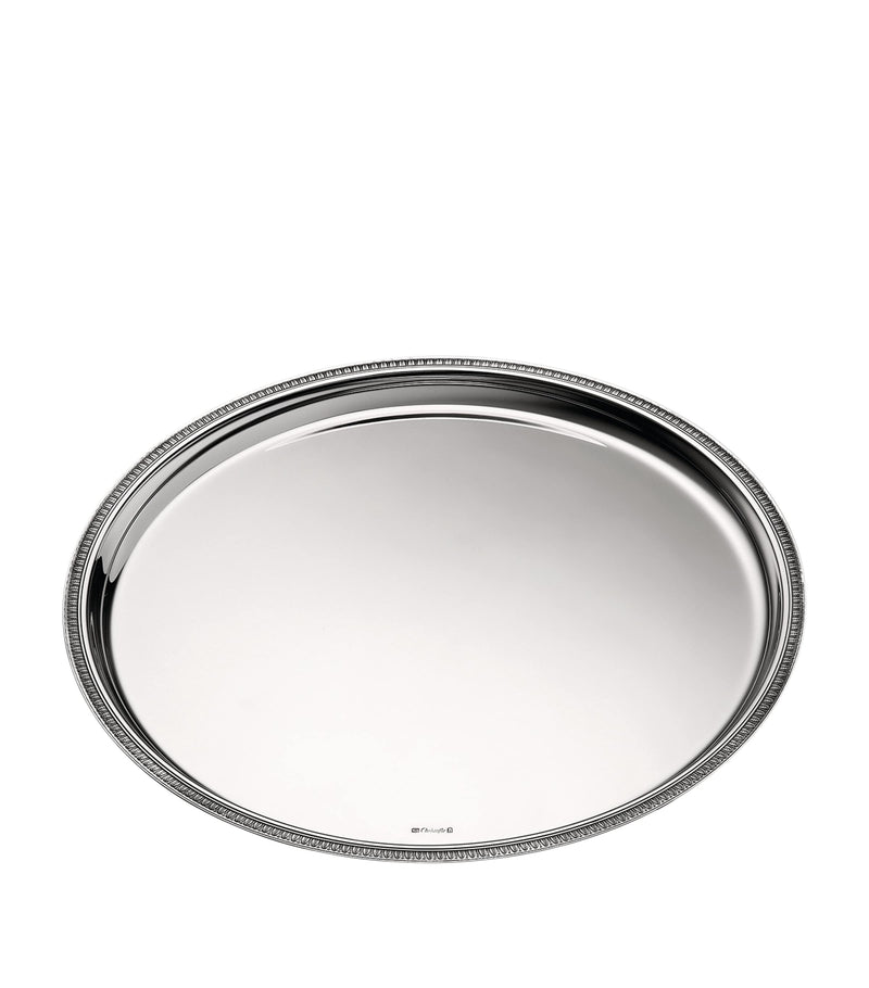 Christofle Malmaison Round Tray 39cm - British product