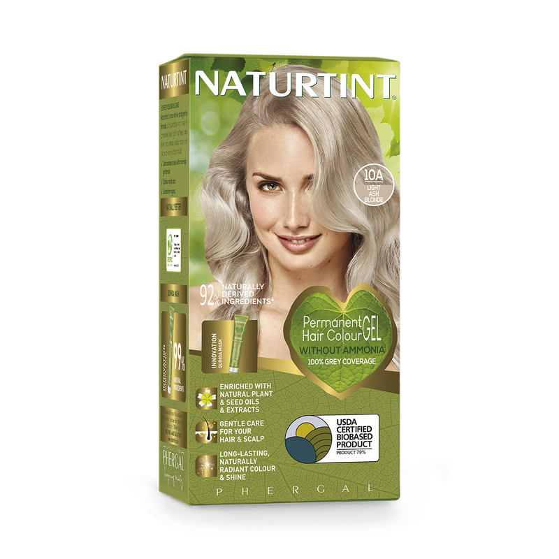 Naturtint permanent hair colour 10A Light Ash Blonde, UK version