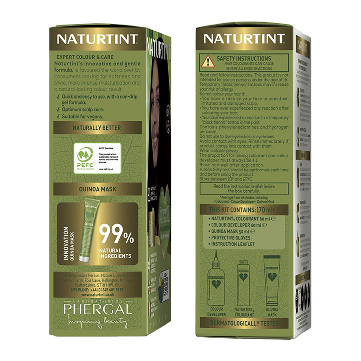 Naturtint permanent hair colour 10A Light Ash Blonde, UK version