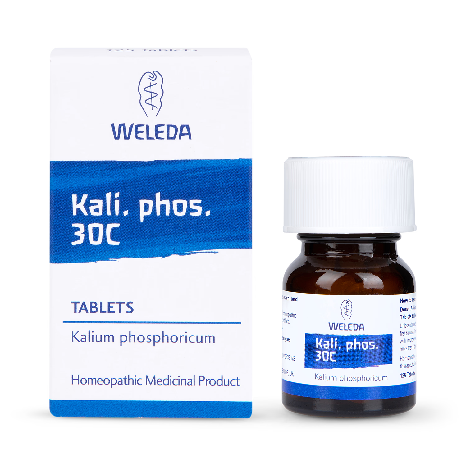 Weleda Kali Phos 30c homeopathic tablets 125 (British brand)
