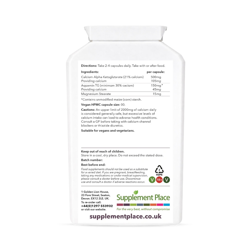 Supplement Place Calcium AKG 120 capsules, UK version
